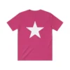 Camiseta manga corta estrella rosa Camiseta manga corta con dibujo de estrella