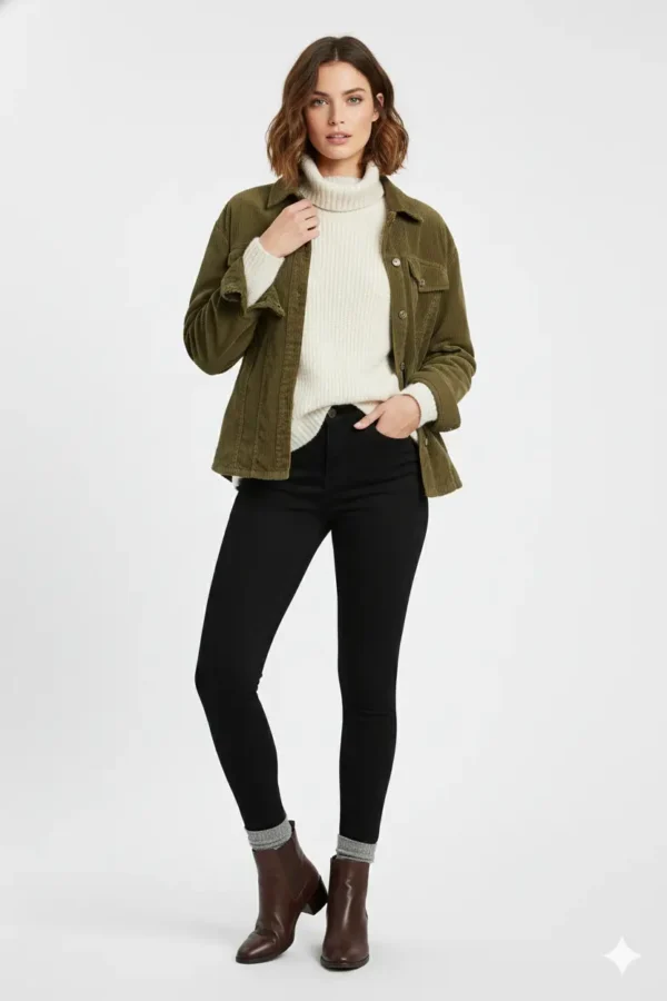 Pantalón skinny negro Panntalón vaquero skinny de tiro alto de color negro con bolsillos en la parte delantera y trasera