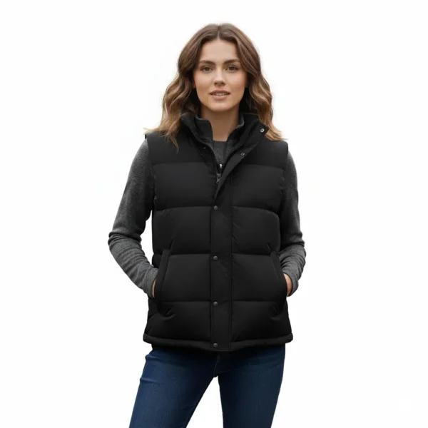 chaleco negro Chaleco negro sin mangas