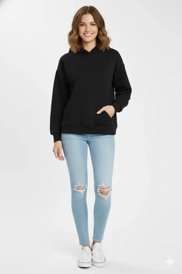 Pantalón skinny azul roto por las rodillas con bolsillos delante y detras