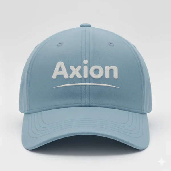 Gorra azul claro Gorra azul claro con logo axion