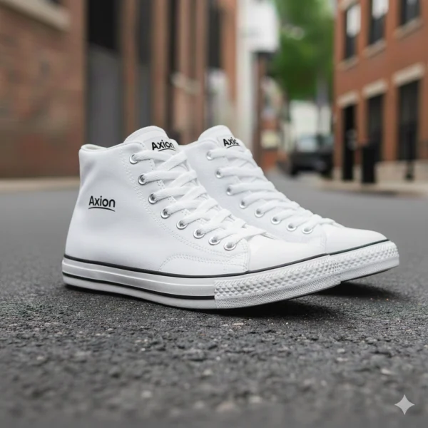 Botines casuales con el logo de axion en un lateral